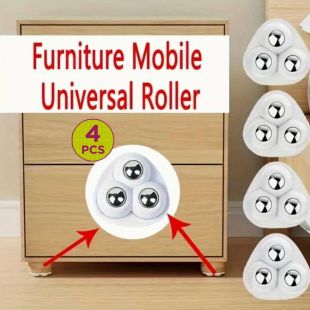 Self-Adhesive 360 Degree Swivel Caster Wheels 4Pcs