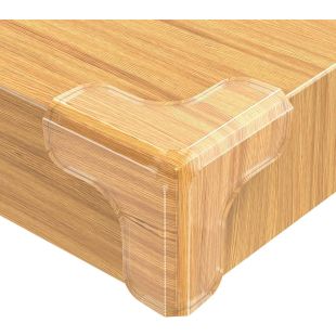 غطاء سيليكون 4 قطع لحماية زوايا الطاولة على شكل حرف L