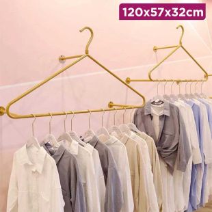 Metal Wall-Mounted Clothes Hanger