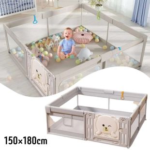 منطقة لعب الأطفال تثبت بالشفط 150 × 180 سم