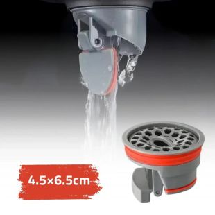 Drain Valve Against Backflow Of Water Odors and Insects