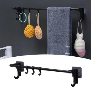 علّاقة مزدوجة تثبت على الحائط بستة خطافات