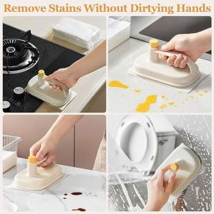 Magic Cleaning Brush with 50 Disposable Wipes