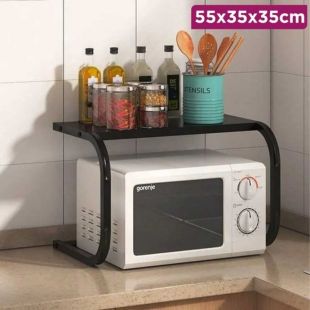 Kitchen Microwave Oven Rack Double Layer  35×35×55 cm