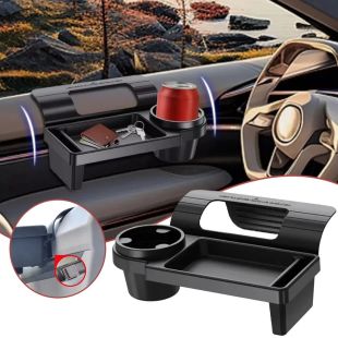 منظم نافذة السيارة مع قاعدة أكواب