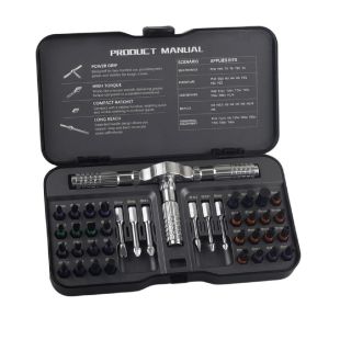 طقم براغي مع مفك ربط 40 في 1