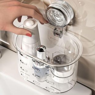 منظم حائط للحمام بقاعدة شفط