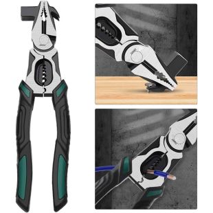2-in-1 Pliers with Hammer Head 9-inch