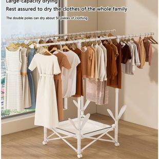Foldable Metal Clothes Drying Rack