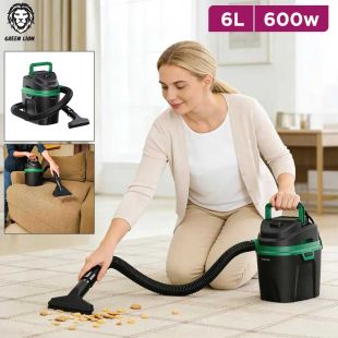Green Lion Force Vacuum Wet, Dry, Blower 600W 6L