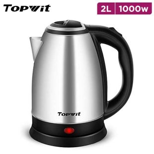 2L Stainless Steel Electric Kettle 1000W by TopWit