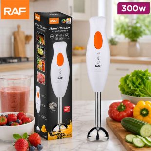 RAF 300W Hand Blender with 4 Stainless Steel Blades