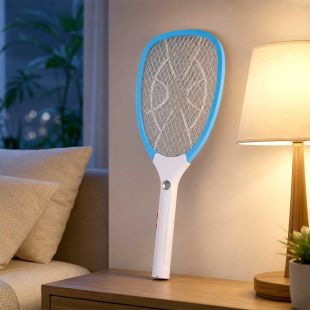 Rechargeable Mosquito Swatter with Flashlight