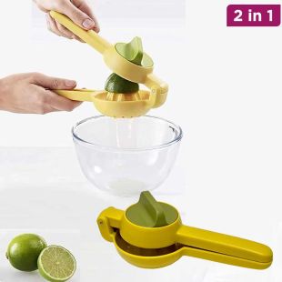 2-in-1 Manual Citrus Juicer with Press and Twist