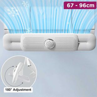 67-96cm Retractable Air Deflector with Aromatherapy Tray