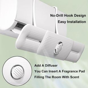 67-96cm Retractable Air Deflector with Aromatherapy Tray