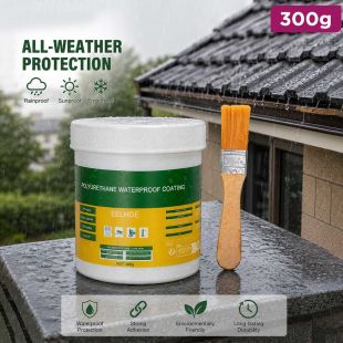 300g Transparent Polyurethane Waterproof Sealant with Brush