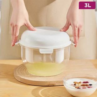 3L Yogurt Strainer with Stainless Steel Fine Mesh