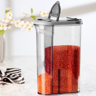 3L Airtight Food Storage Container with Dual Spout Lid