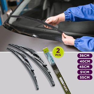 Amco Universal Windshield Wiper Blades (Pack of 2)