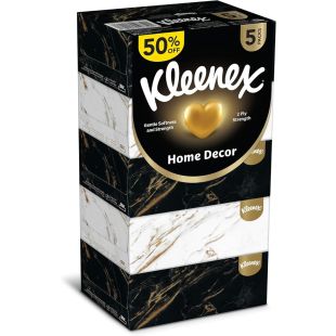 Kleenex Home Decor 2-Ply Facial Tissues 170 Sheets (5 Packs)