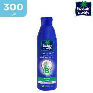باراشوت - زيت الشعر أدفانسد بيوتين بجوز الهند - 300 مل
