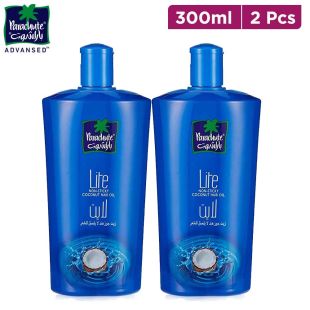 Parachute Lite Non Sticky Coconut Hair Oil 2 x 300 Ml