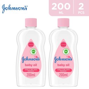 Johnsons Baby Oil 200 ml x 2