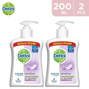 Dettol Sensitive Hand Wash 2 x 200 ml 25% Off