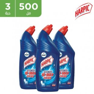 هاربيك – سائل تنظيف المرحاض باور بلس ماكس كلين الكل في واحد 3 × 500 مل