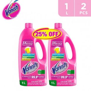 Vanish Colour Safe Multi Use Fabric Stain Remover Liquid 2 x 1 L