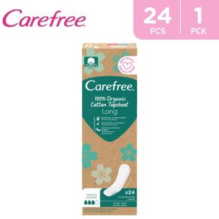 Carefree Organic Cotton Long 24 Pieces