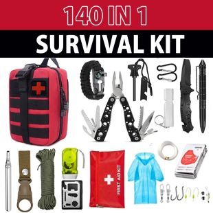 140 in 1 Camping Survival Kit