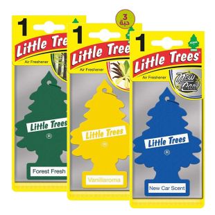 3 حبة من معطرات الهواء من Little Tree متنوعة