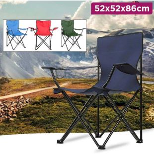 Foldable Camping Chair with Cup Holder
