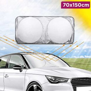 Sun Shade Front Round -JUMBO 150x70 cm