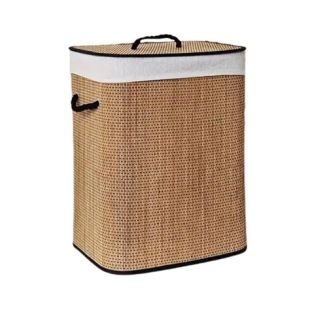 سلة غسيل متعددة الاستخدامات من الخيزران
