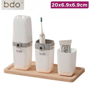 3-in-1 Travel Toothbrush Organizer by BDO