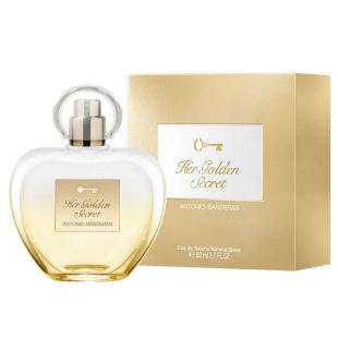 عطر Her Golden Secret للسيدات 80 مل EDT من Antonio Banderas