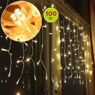 Flexible LED Curtain String Lights 100 Meters