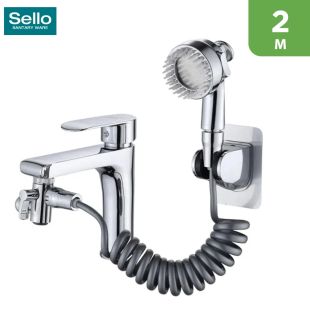 Sello Faucet Extension with Shower Head