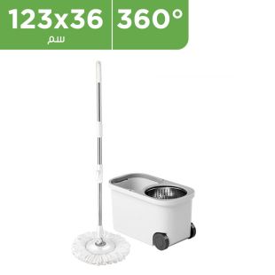 ممسحة دوارة بمقبض 360 درجة مع دلو
