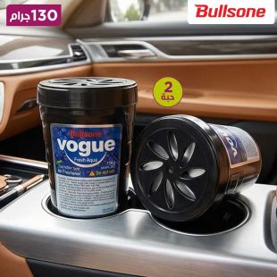 معطر Bullsone Vogue برائحة أكوا منعشة للسيارة 130 جم 2 قطعة