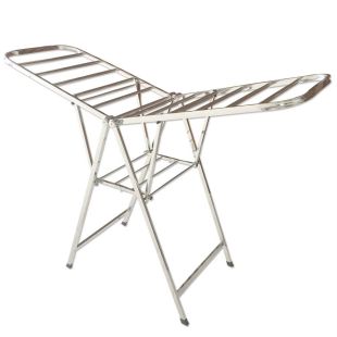 علاقة ملابس متينة قابلة للطي من الستانلس ستيل