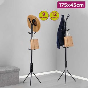 Standing Clothes Rack (9 Hooks or 12 Hooks)