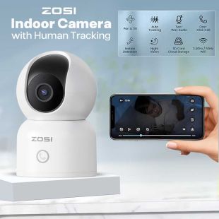 2MP Indoor Camera with Human Tracking by Zosi