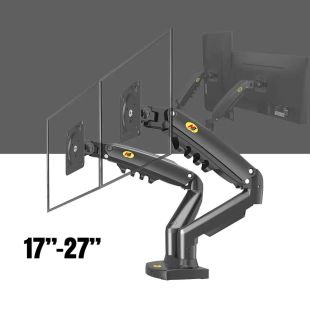 Dual Desktop Monitor Stand 17 to 27 Inch by NB North Bayou