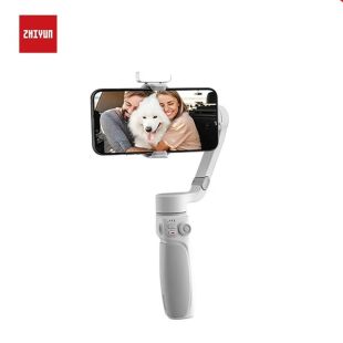 مثبت كاميرا ثلاثي المحاور Smooth-Q4 للهواتف الذكية مع ذراع تمديد من Zhiyun