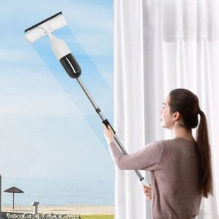 ممسحة بخاخ لإزالة الغبار عن الأرضيات سعة 420 مل - أبيض