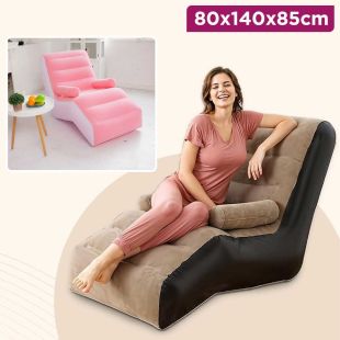 Luxury Inflatable Sofa with Armrest 80 x 140 x 85 cm